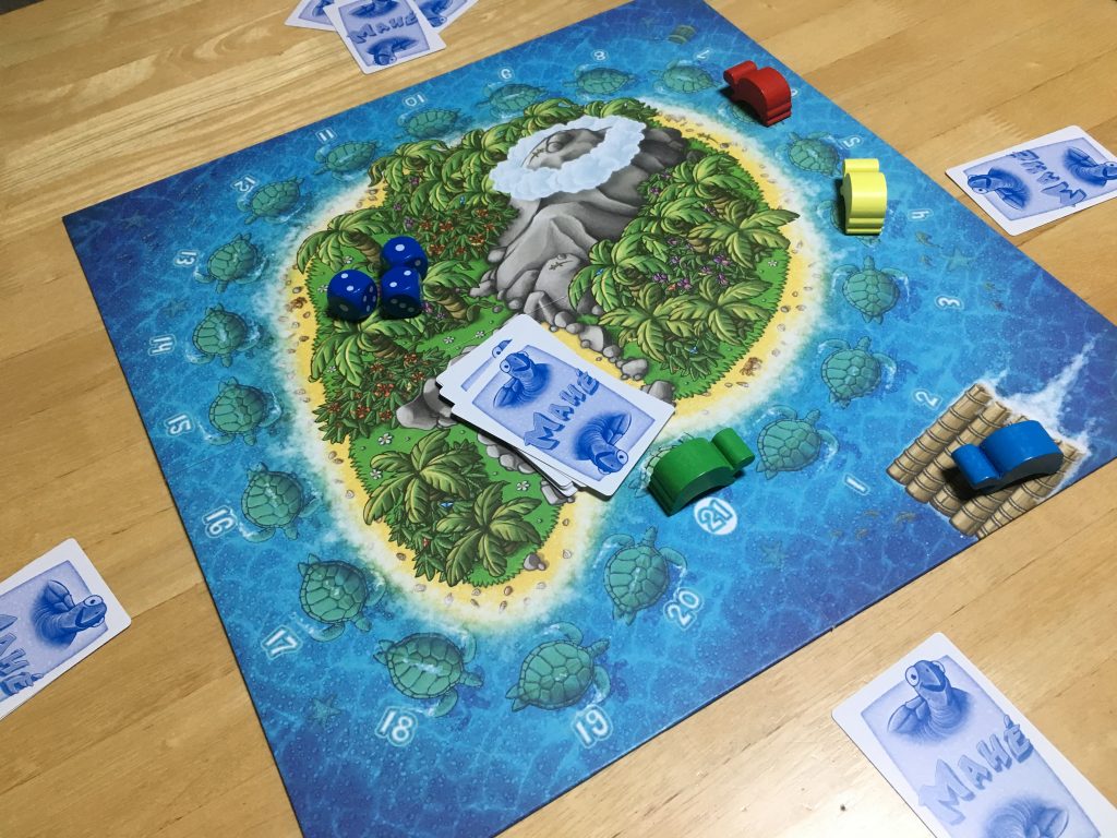ウミガメたちの産卵競争 スゴロクに近いボードゲーム ウミガメの島 レビュー Anboard Analog Board Games Blog