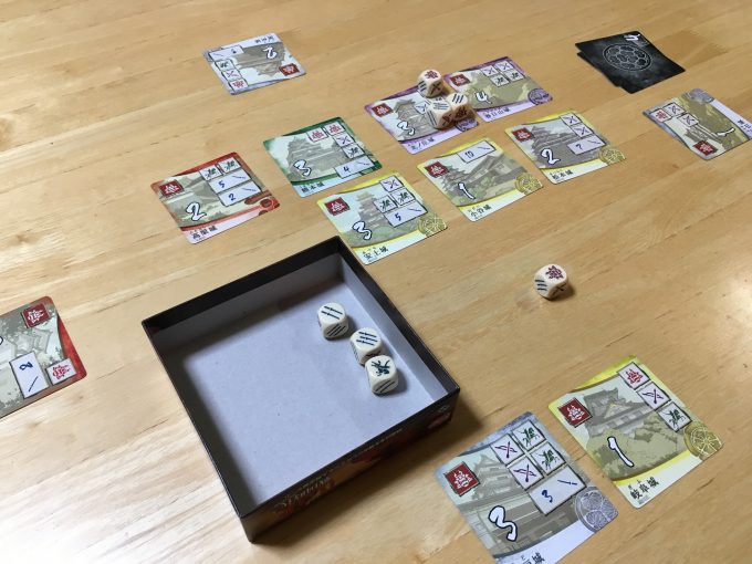 シンプルな和風ダイスゲーム！ライナー・クニツィアのボードゲーム「戦国時代」レビュー | AnBoard -Analog & Board Games  Blog-