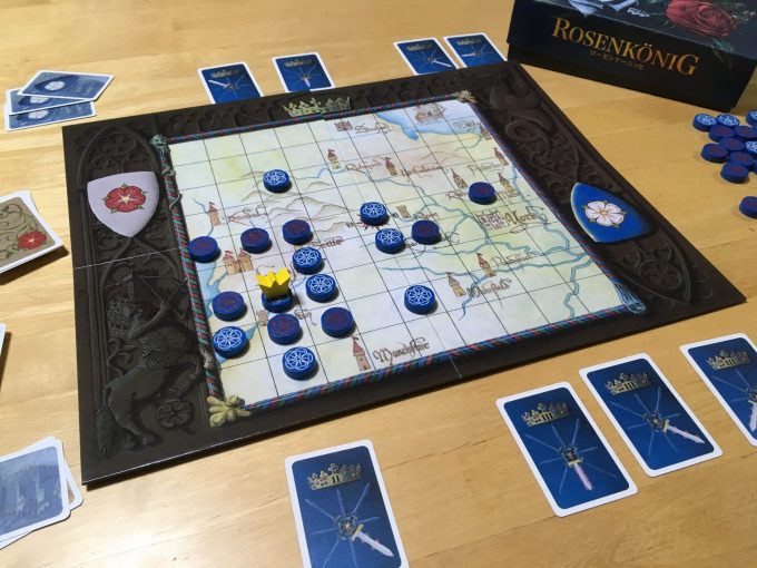 薔薇戦争」を題材にした名作2人用ボードゲーム！「ローゼンケーニッヒ